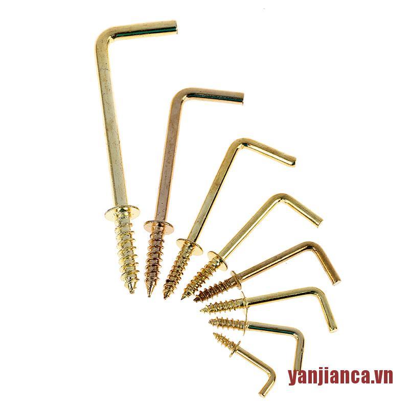 Bộ 10 móc sắt treo đồ hình chữ L 7 kiểu dáng