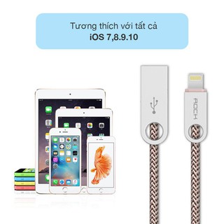 Dây sạc Rock dài 1,8m dành cho iphone