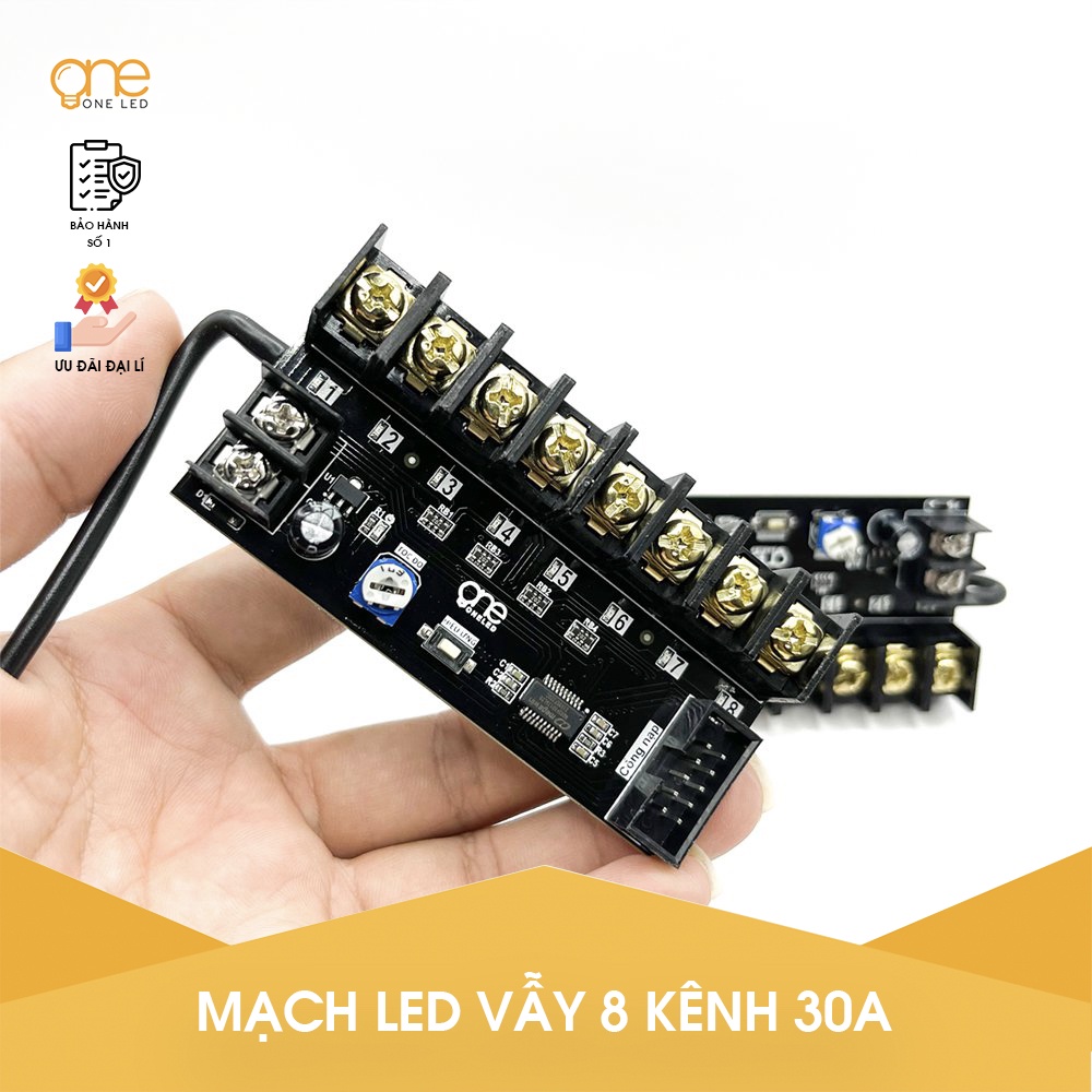 Mạch điều khiển led vẫy OneLED 8 kênh công suất 30A V4.4