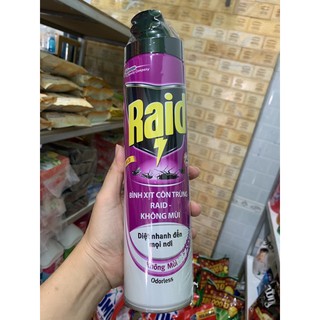 Bình xịt côn trùng RAID không mùi 600 ml