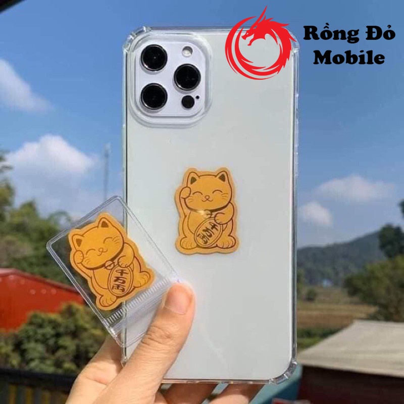 HỔ VÀNG Mèo Vàng THẦN TÀI MAY MẮN - ĐỂ VÀO VÍ HOẶC DÁN LÊN ỐP ĐIỆN THOẠI