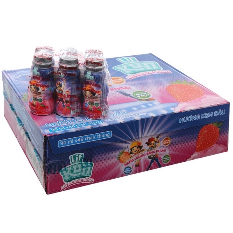 Thùng 48 Chai Kun Hương Dâu - 90ml