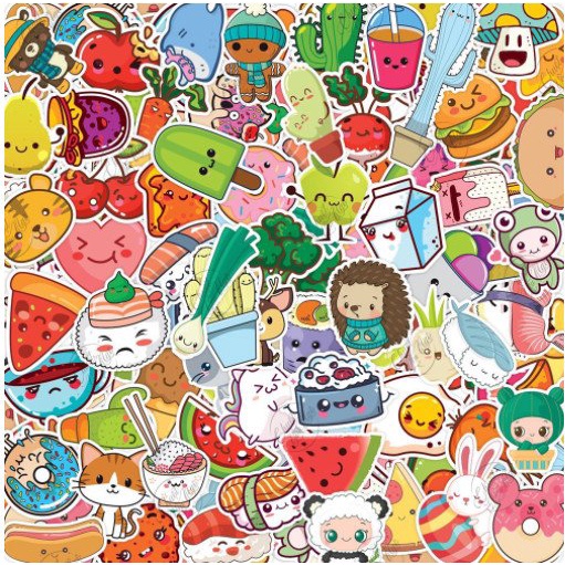 Sticker set 30,60 cái trang trí laptop, xe , đồ vật (HÀNG LOẠI ĐẸP) nhiều phong cách lựa chọn siêu cá tính ...