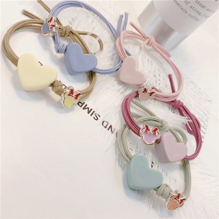Cột tóc hình trái tim 20