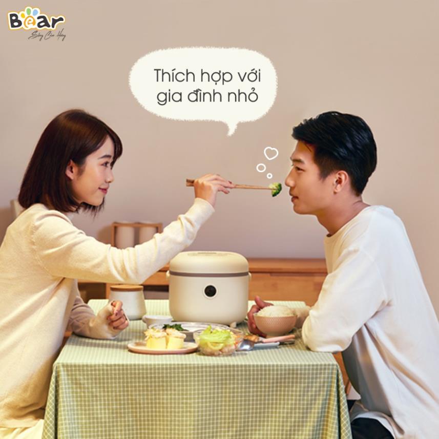 [HOT - XẢ KHO] Nồi cơm điện đa năng Bear 2L SUBE015 - Nấu cơm ngon, cháo, hầm, hấp luộc từ 4-6 người - Bảo hành 18th