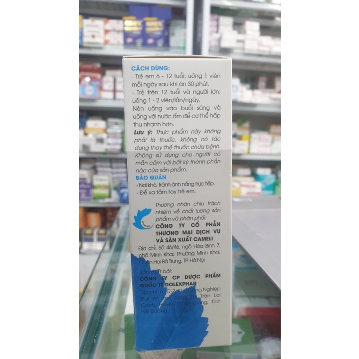 Viên Uống Znselen-V Bổ Sung Kẽm Cho Cơ Thể,Nâng Cao Đề Kháng,Hỗ Trợ Tiêu Hóa