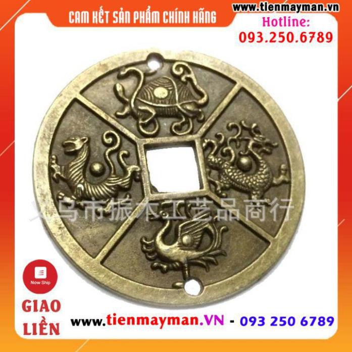 Đồng Xu Tứ Linh Phong Thủy có sỉ sl lớn