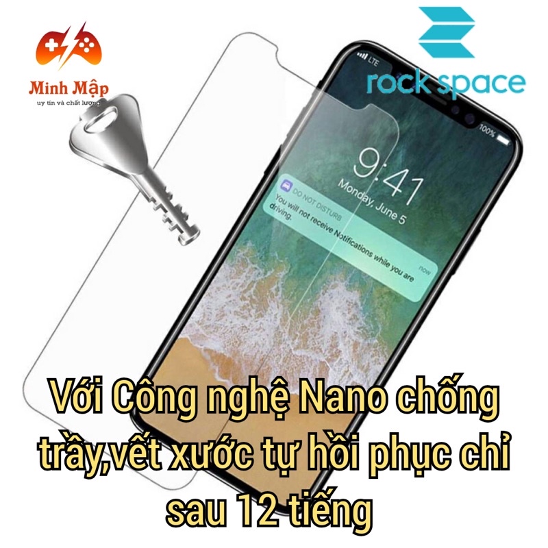 Miếng dán màn hình Nano IP 3G ~ IP 7P thương hiệu Rock space cho Iphone