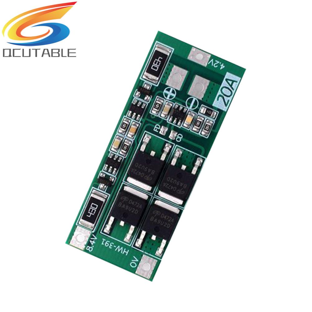 Bảng Mạch Bảo Vệ Pin Lithium HW-391 2S 20A 7.4V 8.4V 18650 BMS Chuyên Dụng
