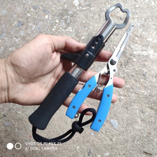 Pk7 - kìm gỡ lưỡi cá đa năng và kìm kẹp cá bằng thép không gỉ - phụ kiện đồ câu cá chính hãng