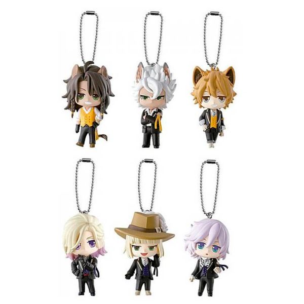 Móc chìa khóa Disney Twisted Wonderland mini figure keychain - Swing Mascot vol.2 chính hãng Nhật Bản