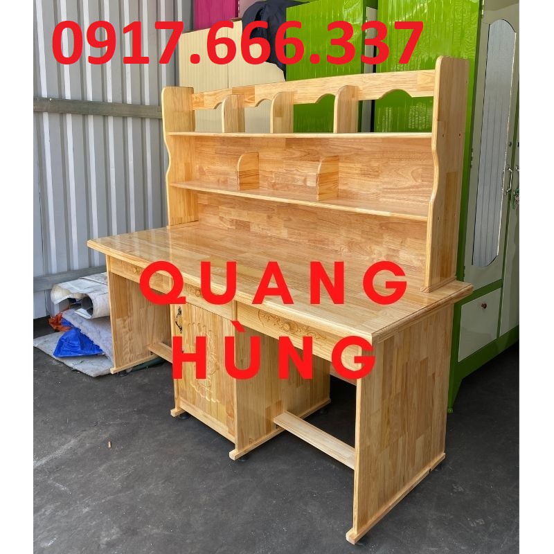 Bàn học sinh học tại nhà liền kệ 1m4 dành cho bé giá rẻ | BigBuy360 - bigbuy360.vn