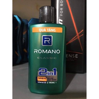 sữa tắm gội romano 60ml