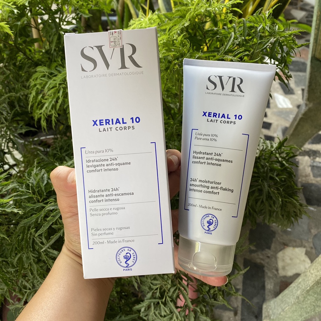 Sữa dưỡng thể và giữ ẩm cho da khô và rất khô SVR Xerial 10 Lait Corps 200ml