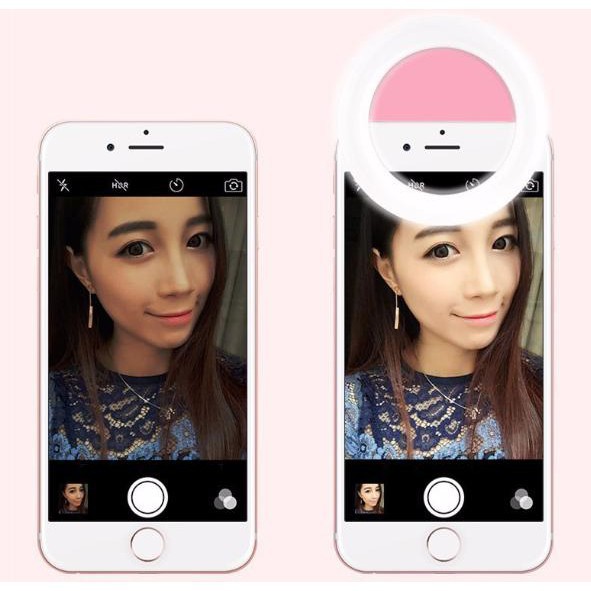 Đèn LED kẹp điện thoại hỗ trợ chụp hình Selfie