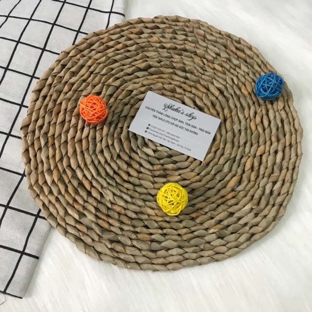 Thảm cói chụp ảnh
