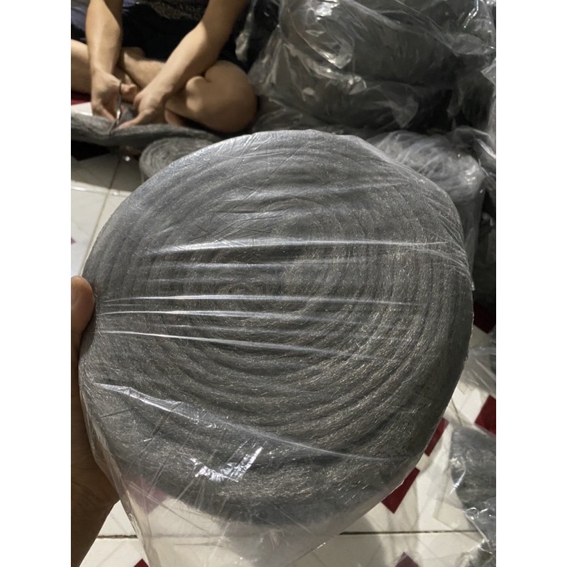 Bùi nhùi thép steel wool cuộn 1kg giá 100k [ Có video cân hàng của shop]