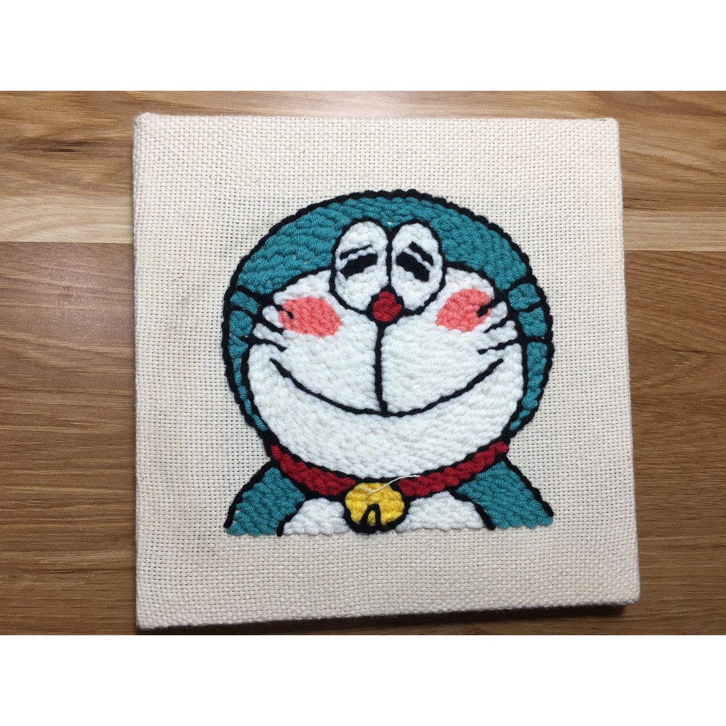TRANH THÊU NỔI PUNCH NEEDLE HANDMADE