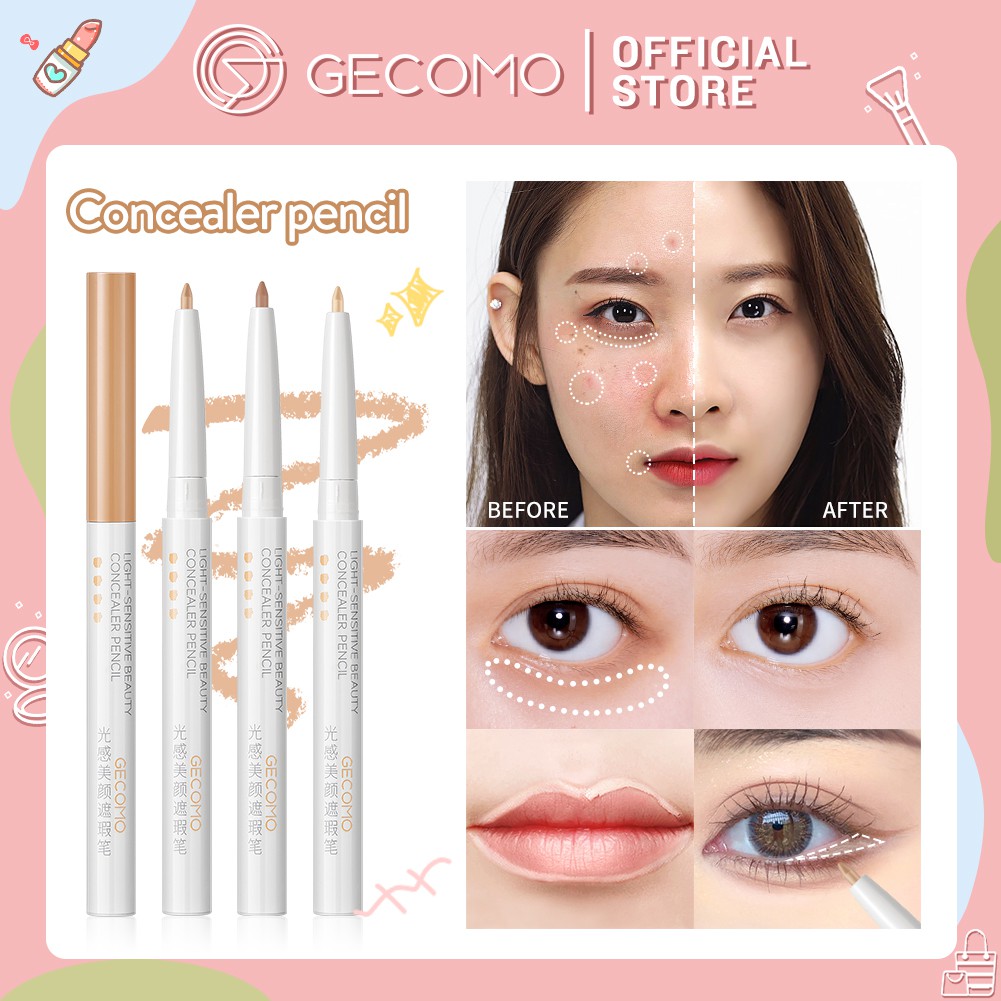 Bút che khuyết điểm GECOMO dùng cho vùng mắt chống thấm nước đa năng | BigBuy360 - bigbuy360.vn