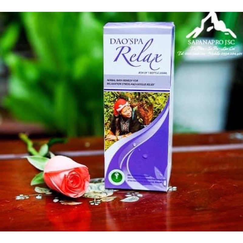 Nước tắm thảo dược Dao’Spa Relax - Dao đỏ Sa Pa cho nam/phái mạnh