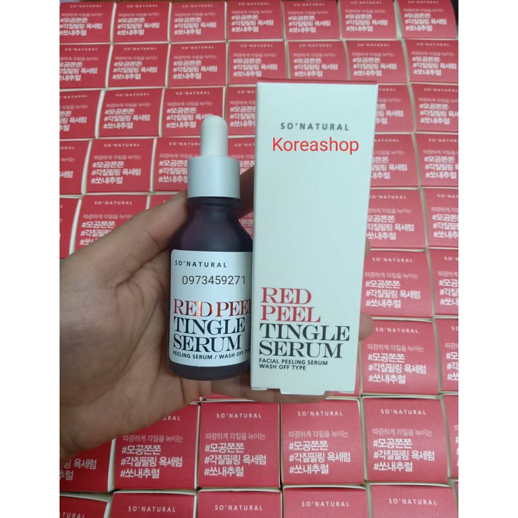  [Săn Sale] Thay da sinh học Red peel tingle serum hot hit hàng sale có bill