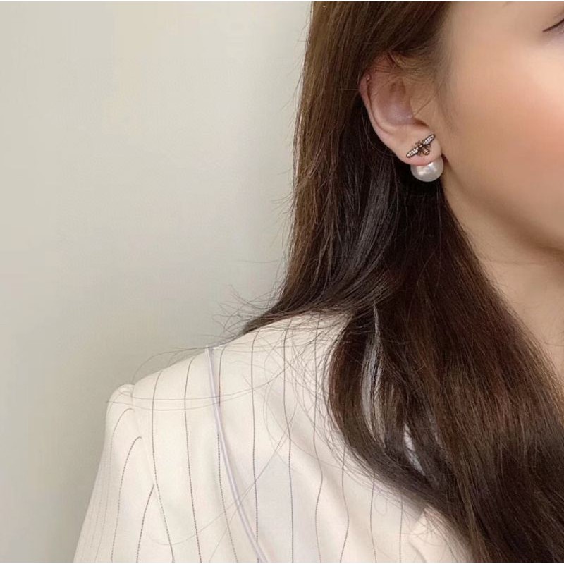 Bông tai Dior đính đá sang trọng thời trang dành cho nữ