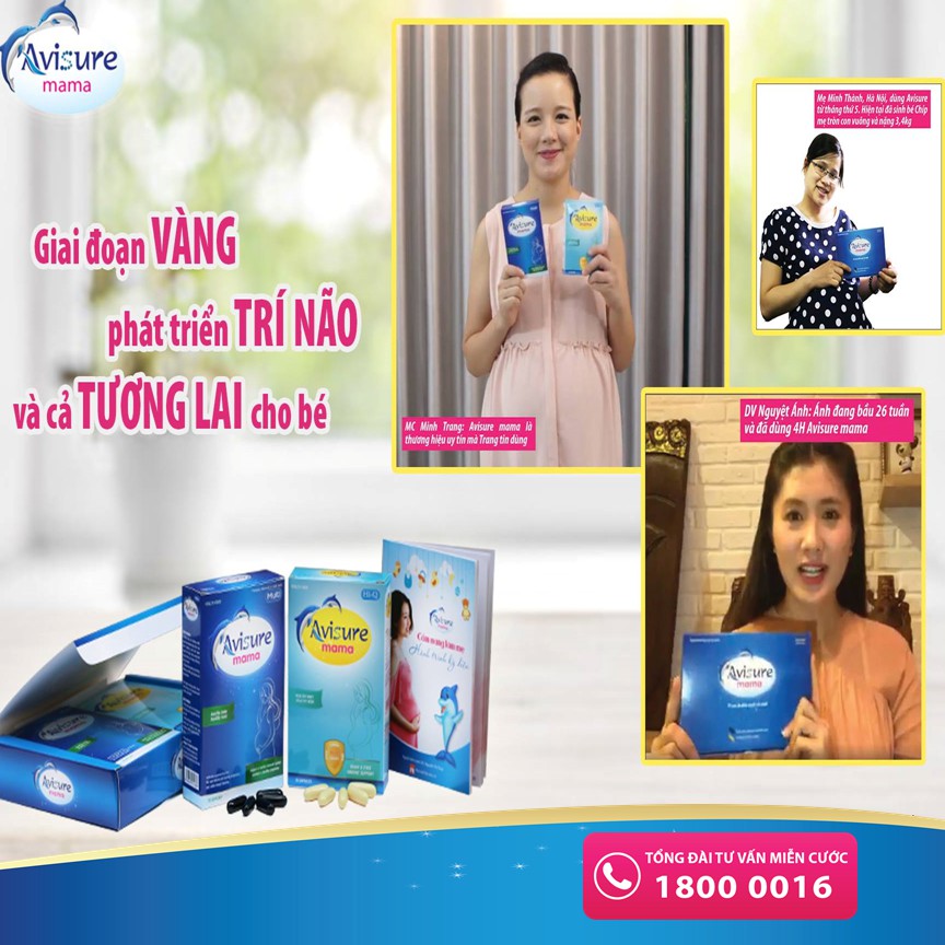 AVISURE Mama- Bổ Sung DHA,các Vitamin và khoáng chất cần thiết cho phụ nữ mang thai