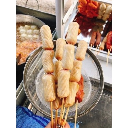 (CỰC RẺ) chả mực xoắn túi 1kg thả lẩu/chiên rán cực ngon