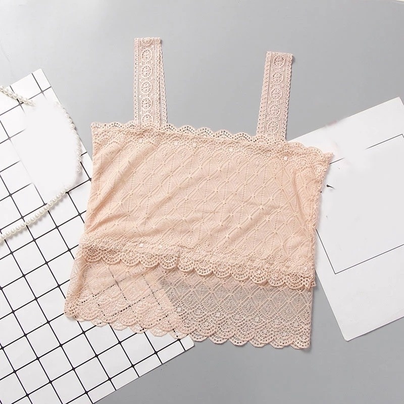 Áo Lót Ren Siêu Mỏng Không Gọng Thép Mềm Mại Thoáng Khí Thời Trang Gợi Cảm Cho Nữ