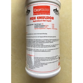 Phân bón lá cao cấp fish emulsion 1 lít
