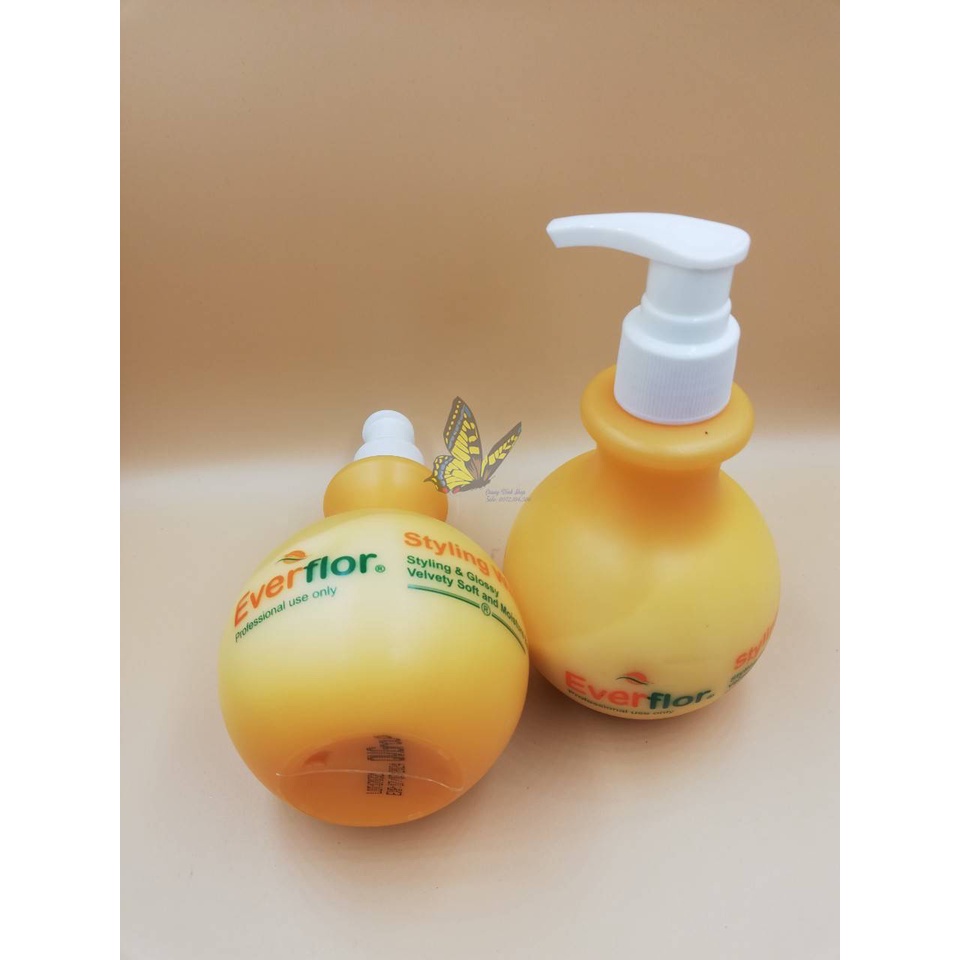 Kem dưỡng tạo kiểu tóc wax tóc everflor 330ml