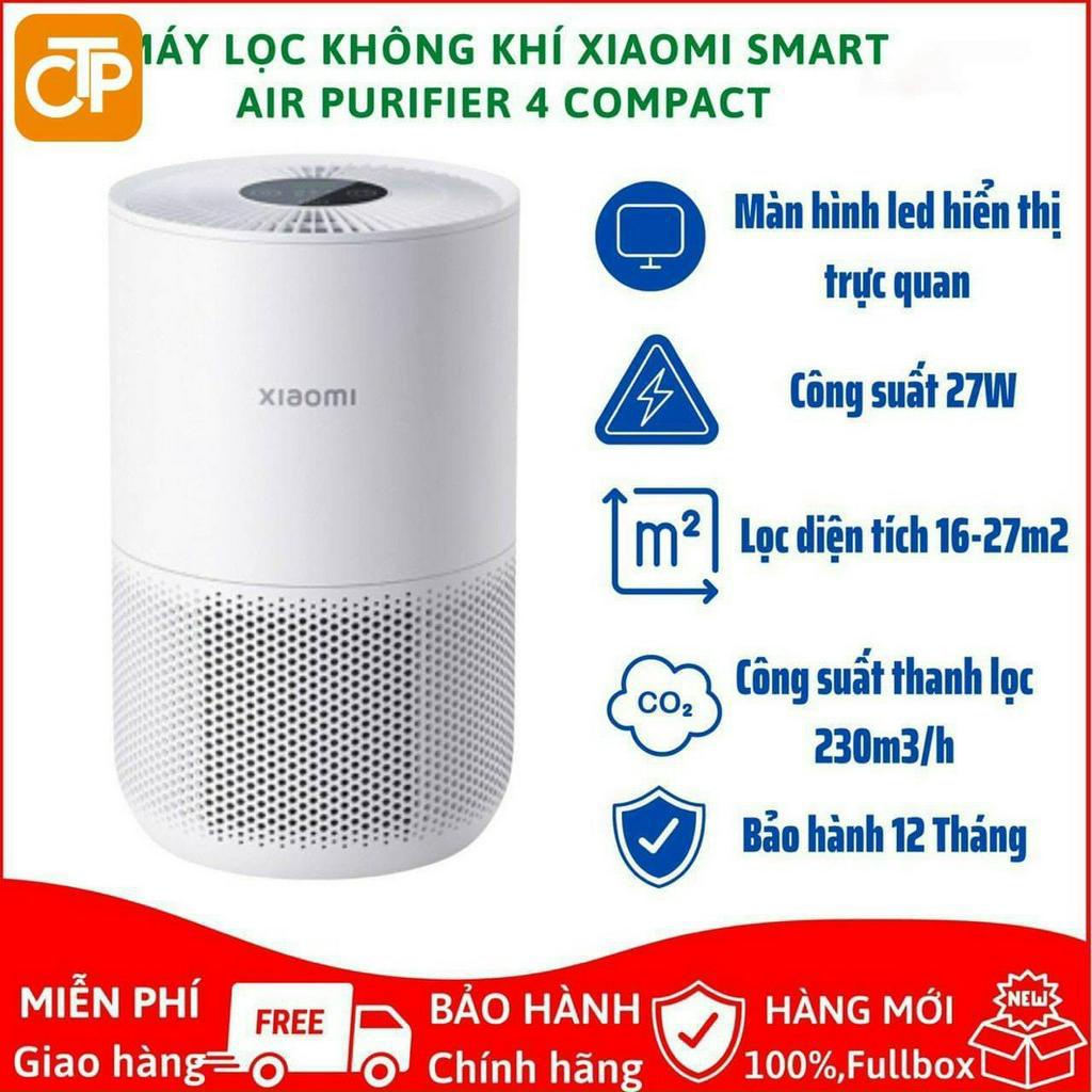 🍀MỚI 2023🍀Máy lọc không khí Xiaomi Smart Air Purifier 4 Compact BHR5860EU - Bản quốc tế bảo hành 12 tháng