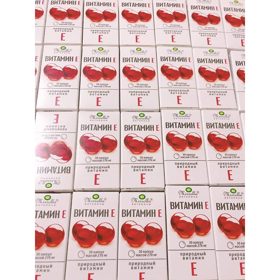Vitamin e đỏ mẫu mới Nga- làm đẹp da, tốt cho mắt | Thế Giới Skin Care