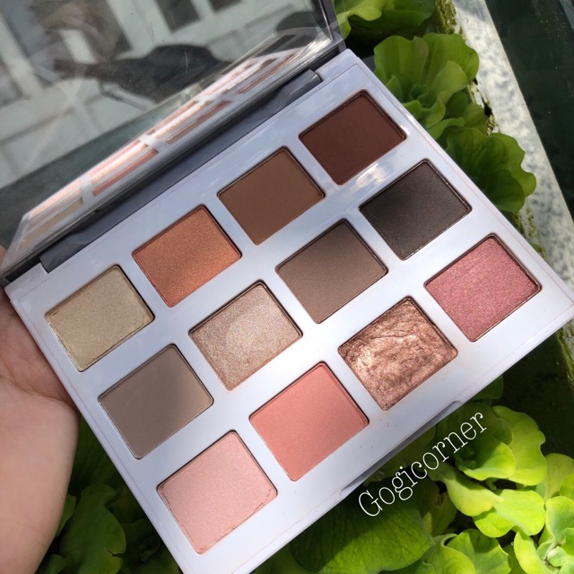 BẢNG PHẤN MẮT BH COSMETIC MARBLE COLLECTION WARM STONE - 12 COLOR EYESHADOW PALETTE