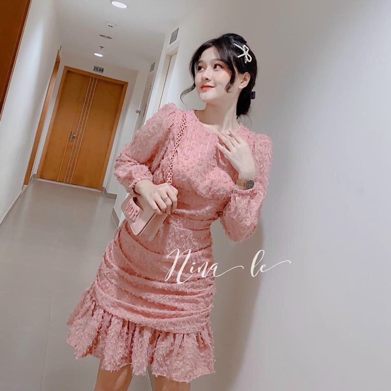 ĐẦM VOAN LÔNG XÙ_CAROTSHOP