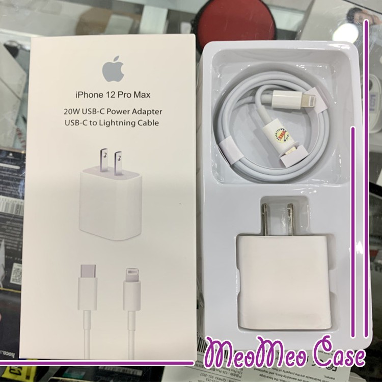 Bộ củ cáp sạc nhanh 20W cho IPhone 8 - 12 / 12 mini / 12 pro max - Bảo hành 1 đổi 1 trong vòng 6 tháng