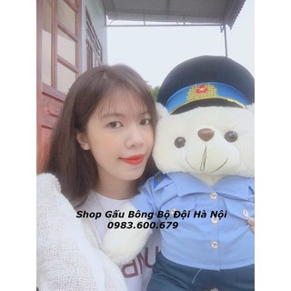 Gấu Bông Bộ Đội Phòng Không Không Quân 70 cm
