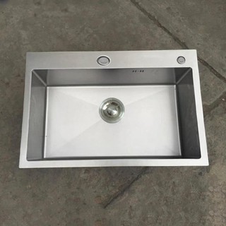 Chậu Rửa Bát Một Hố Cao Cấp 🔰 CAM KẾT CHÍNH HÃNG 🔰 Chậu Rửa Chén Inox 304 Một Ngăn Lớn Lubeck