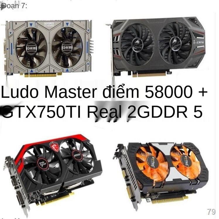 2021☈◇Tháo rời GTX750tiGTX750GTX650 ăn gà LOL DNF với card đồ họa game độc ​​lập với nước lạnh