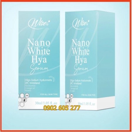 [hàng chính hãng]Serum huyết thanh dưỡng trắng Wise Nano White Hya 30ml