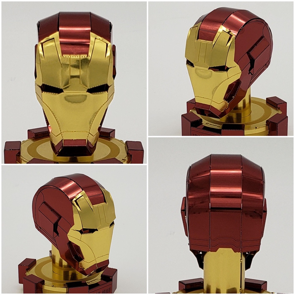 Mô Hình Kim Loại Lắp Ráp 3D Metal Head Marvel Nón Iron Man