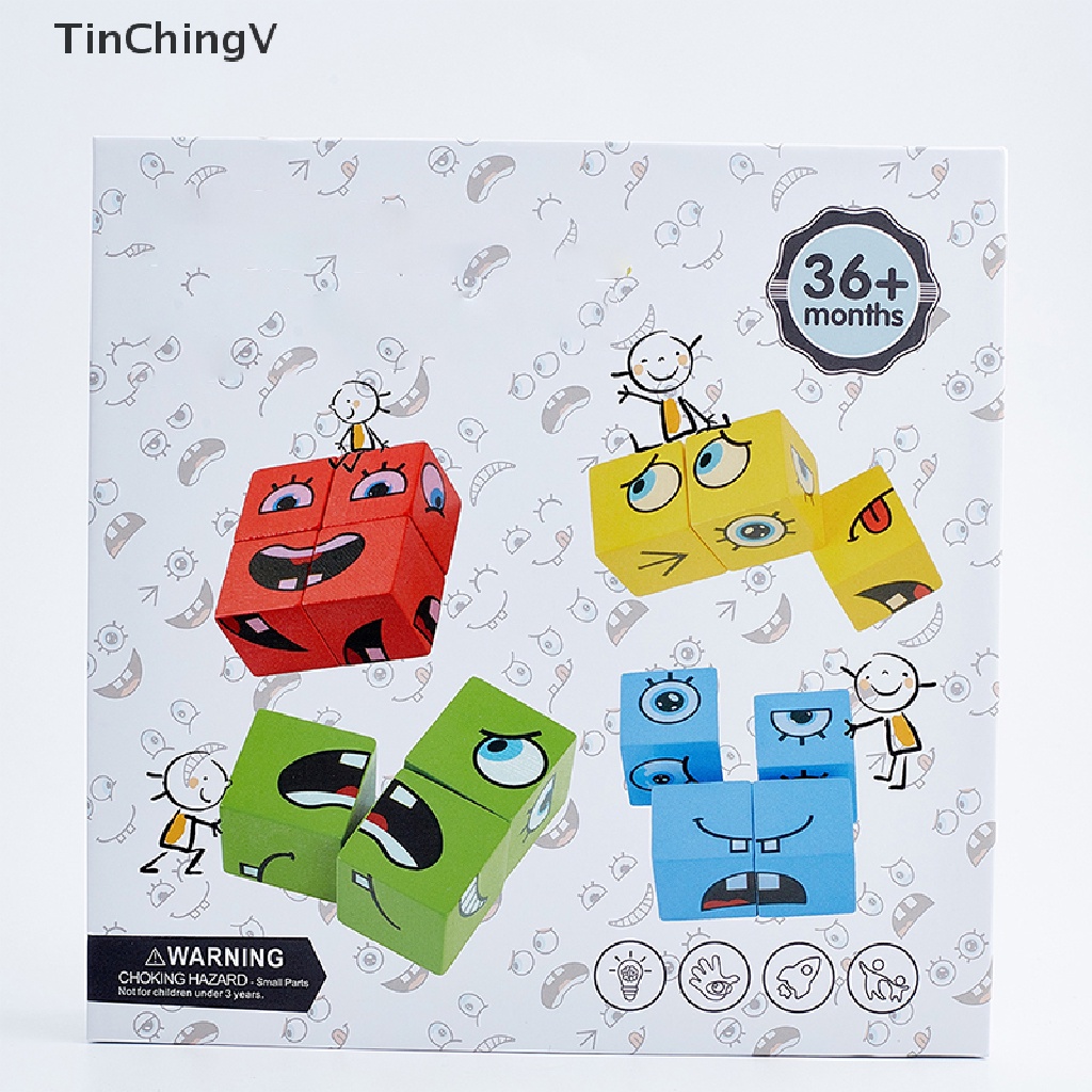 Đồ Chơi Lắp Ráp Bằng Gỗ Hình Hoạt Hình Giúp Trẻ Luyện Tư Duy