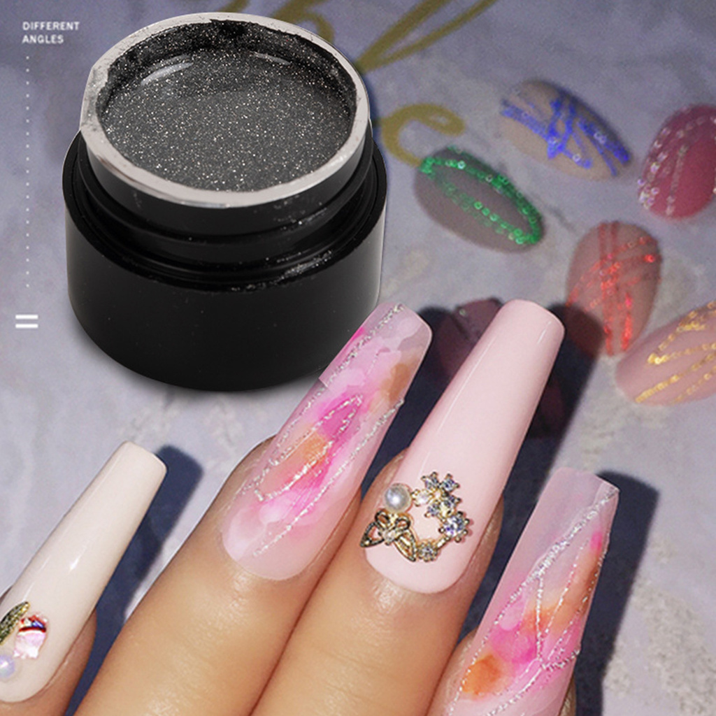 [Hàng mới về] Gel kim tuyến trang trí móng nghệ thuật