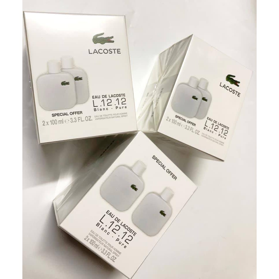 set lacoste 2 chai 100ml x2