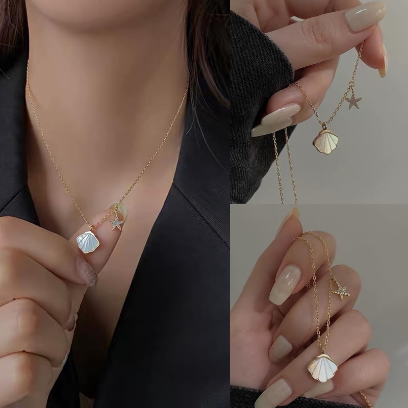Vòng cổ  sò cẩn xà cừ