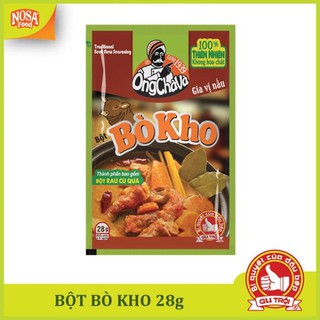 Bột bò kho ông chà và 28gr, bột nấu bò kho, bột ướp thịt bò nấu bò kho
