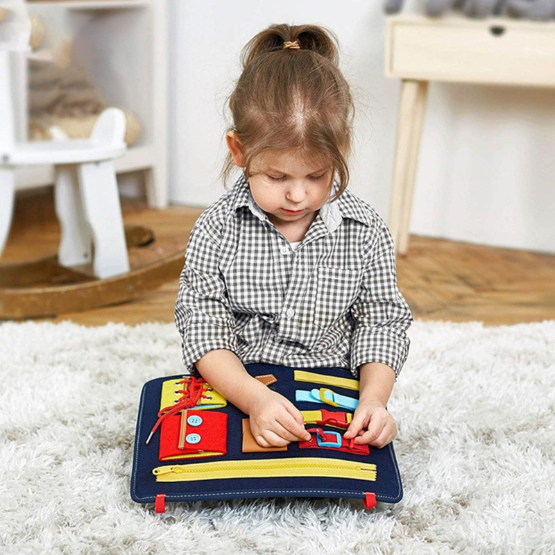 Bộ Đồ Chơi Luyện Tập Kỹ Năng Mặc Đồ Theo Phương Pháp Montessori Cho Bé