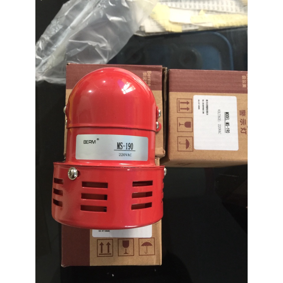 Còi hú báo động  BERM  MS-190  220V. Chất lượng cao.