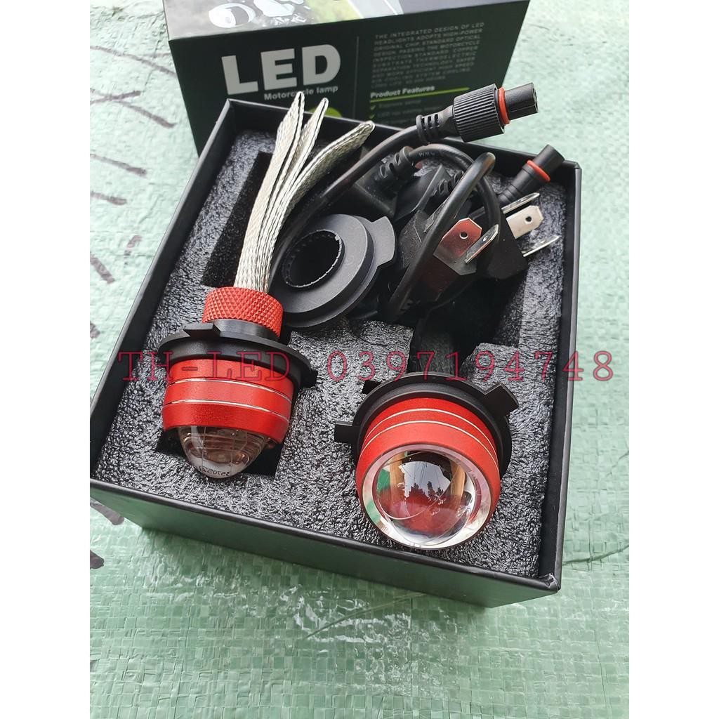 Đèn Pha LED Rubi 2 màu - 60w cos vàng pha trắng ánh sáng mạnh