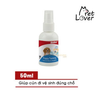 [FREESHIP] Xịt Hướng Dẫn Cún Đi Vệ Sinh Đúng Chỗ Bioline, Huấn Luyện Cún Sử Dụng Khay Vệ Sinh Lần Đầu - Petlover
